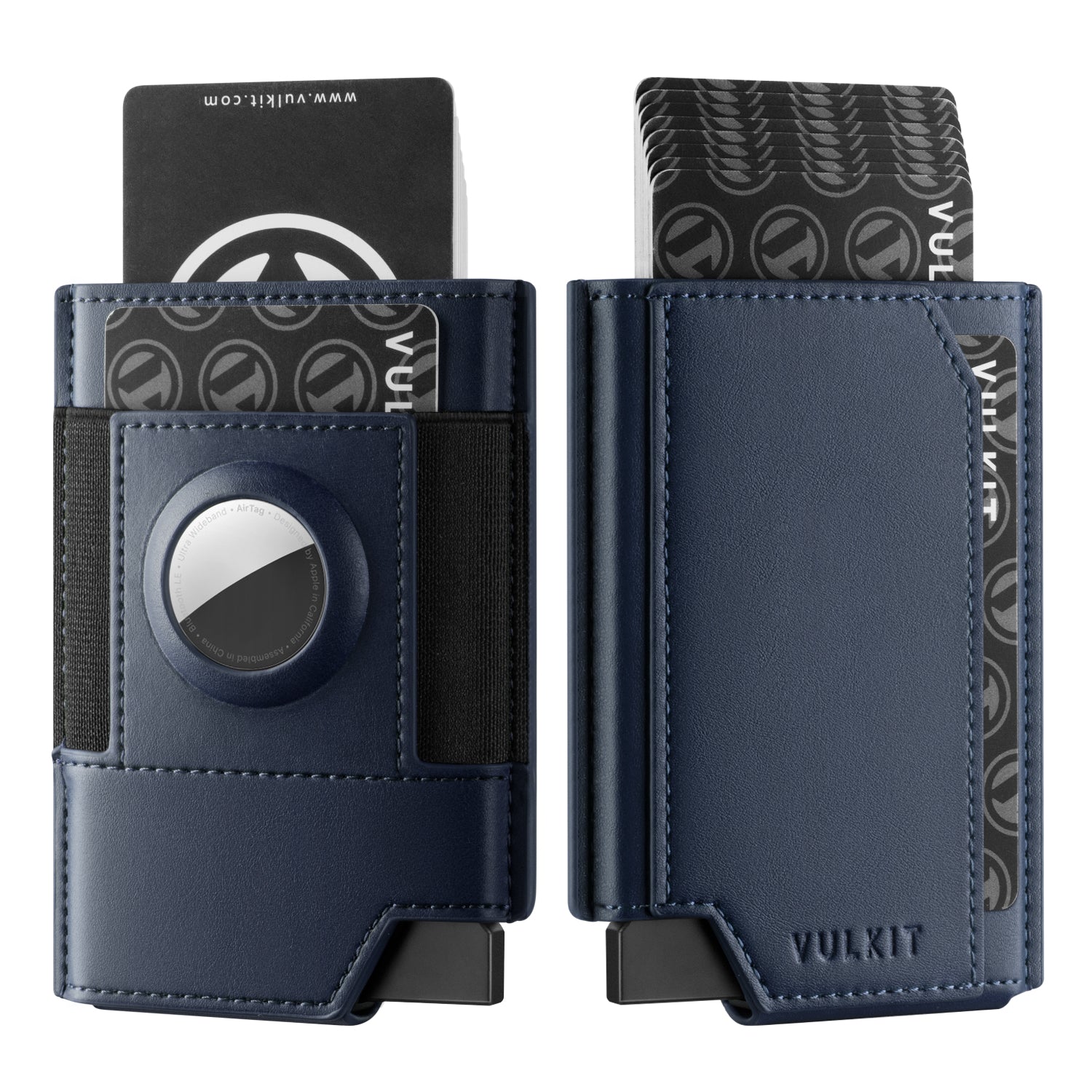 VC404 RFID Blocking Removable AirTag Wallet with Money Band & Secure Holder - Perfect for Travel, Daily Use & Anti-Theft Protection