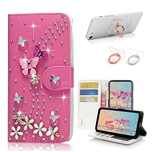 Hot Red, S-Link Butterfly Floral