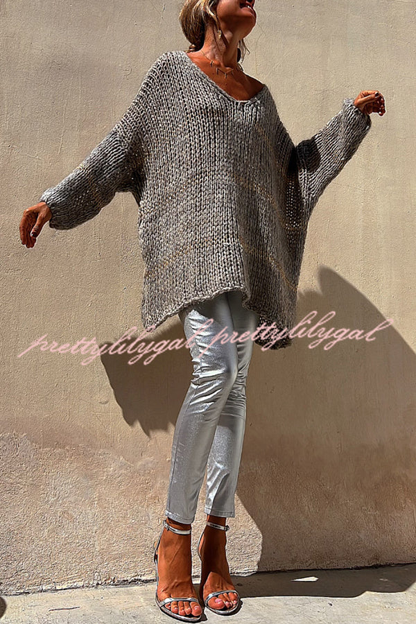 Stylish Metallic Faux Leather Stretch Pants for Women - Trendy High Waist Skinny Pants with Pockets - Perfect for Night Out, Party & Casual Wear