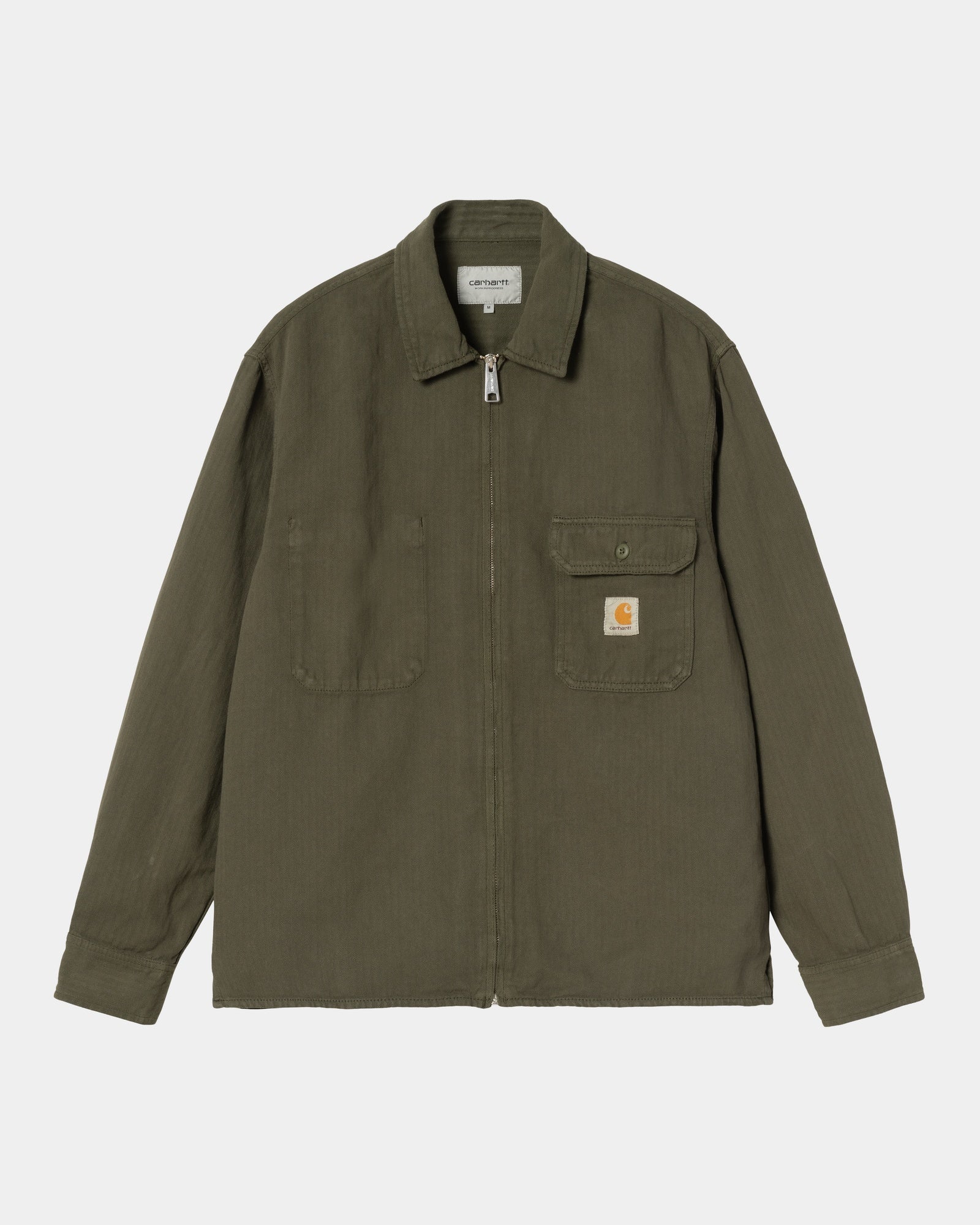 Rainer Shirt Jacket for Men | Turtle Green Garment Dyed Casual Shirt Jacket | Perfect for Outdoor Activities, Travel & Everyday Wear