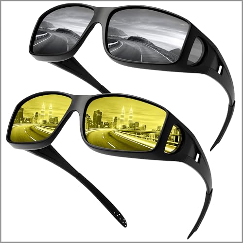 D02 Matte Black Frame/Grey & Yellow Lens