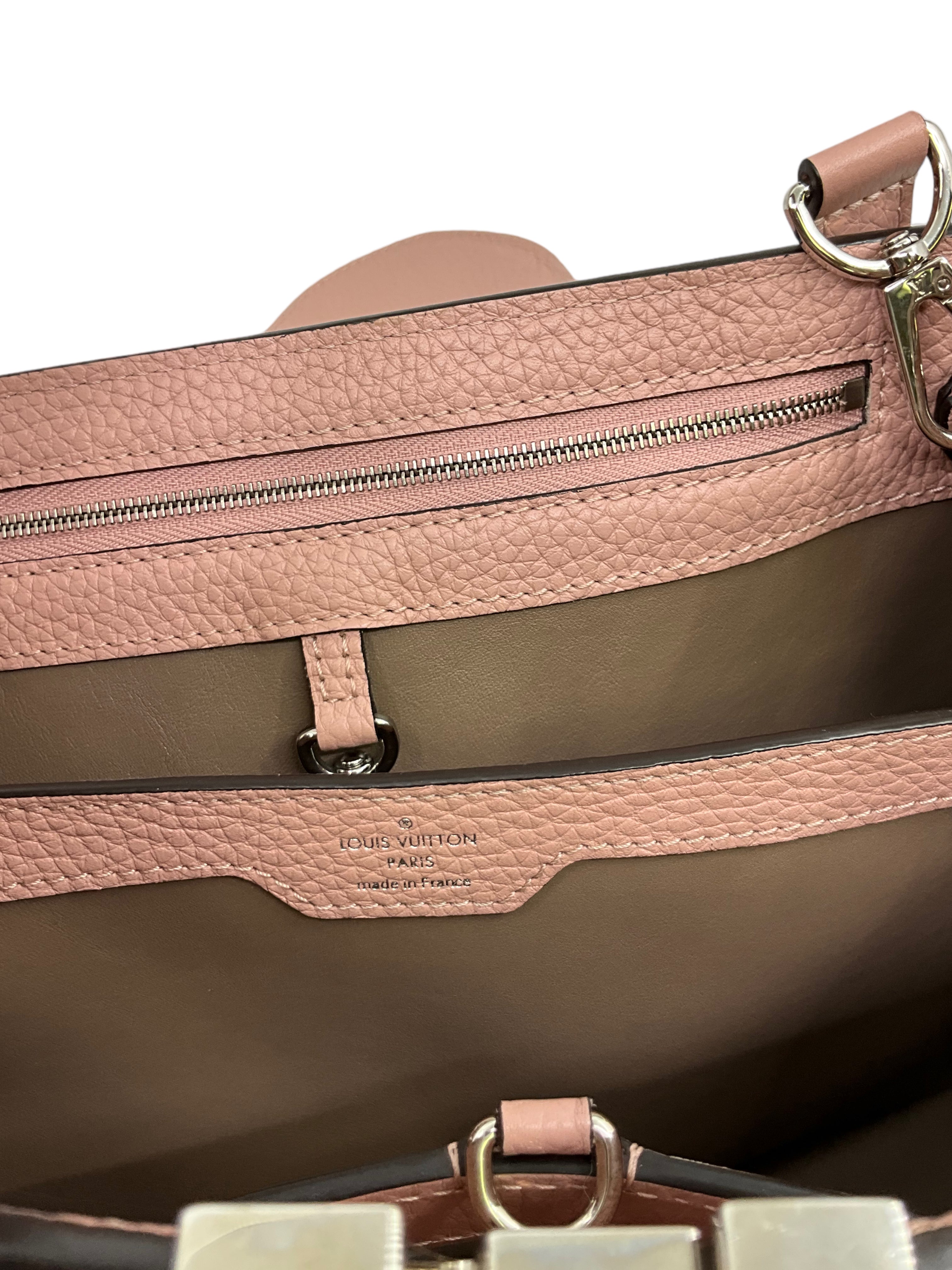 Authentic Louis Vuitton Capucines PM Bag in Taurillon Leather - Luxury Designer Handbag for Women, Perfect for Work, Evening Events & Travel Accessories