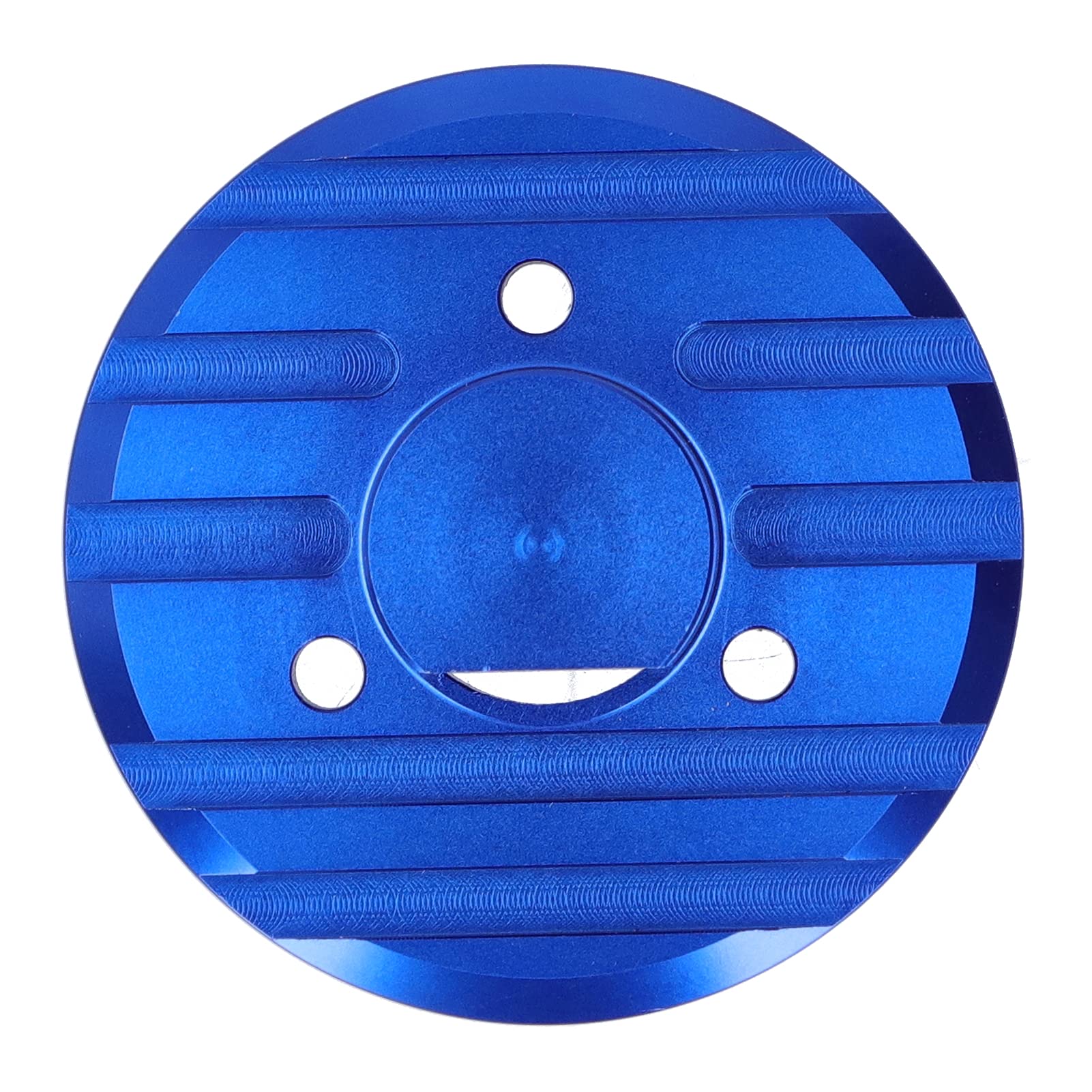 **Aluminum Alloy Car Radio Antenna Base Cover - Fits Jeep Wrangler JKU JL JLU (2017-2021) - Durable Blue Trim for Enhanced Protection & Style - Perfect for Off-Roading & Daily Driving**