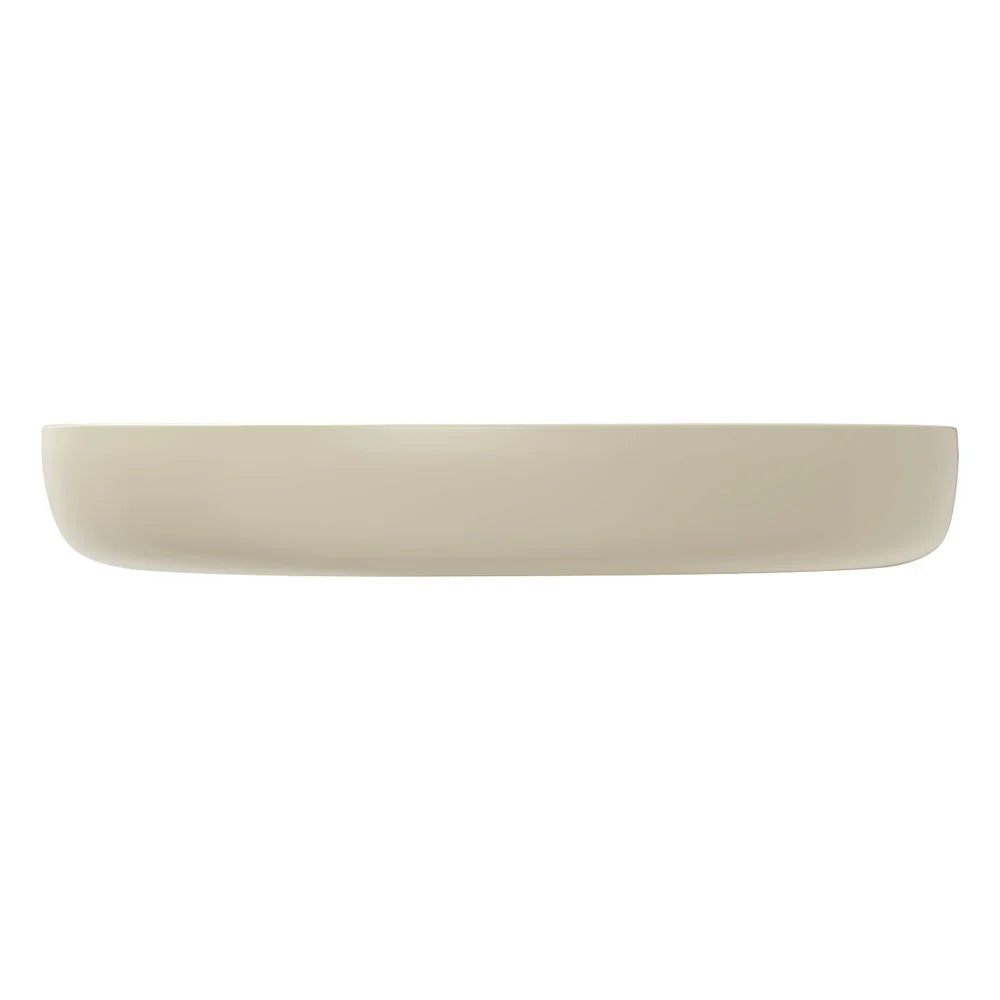 Fienza RB489MK Pebble Large Above Counter Bathroom Sink, Matte Khaki - Modern Vanity Basin for Contemporary Home & Commercial Spaces