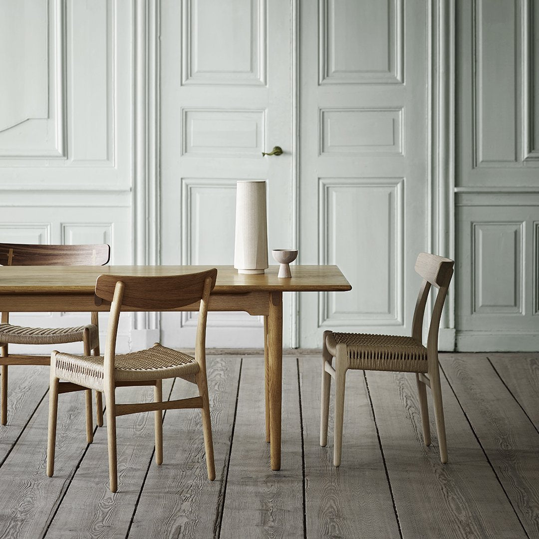 CH327 Dining Table by Hans Wegner - Mid-Century Modern Solid Wood Dining Table for Home & Restaurant Use