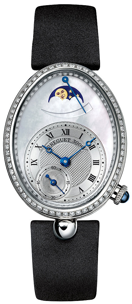 Breguet Reine de Naples Power Reserve 18K White Gold Ladies Watch - Luxury Women's Timepiece for Elegant Occasions & Special Events
