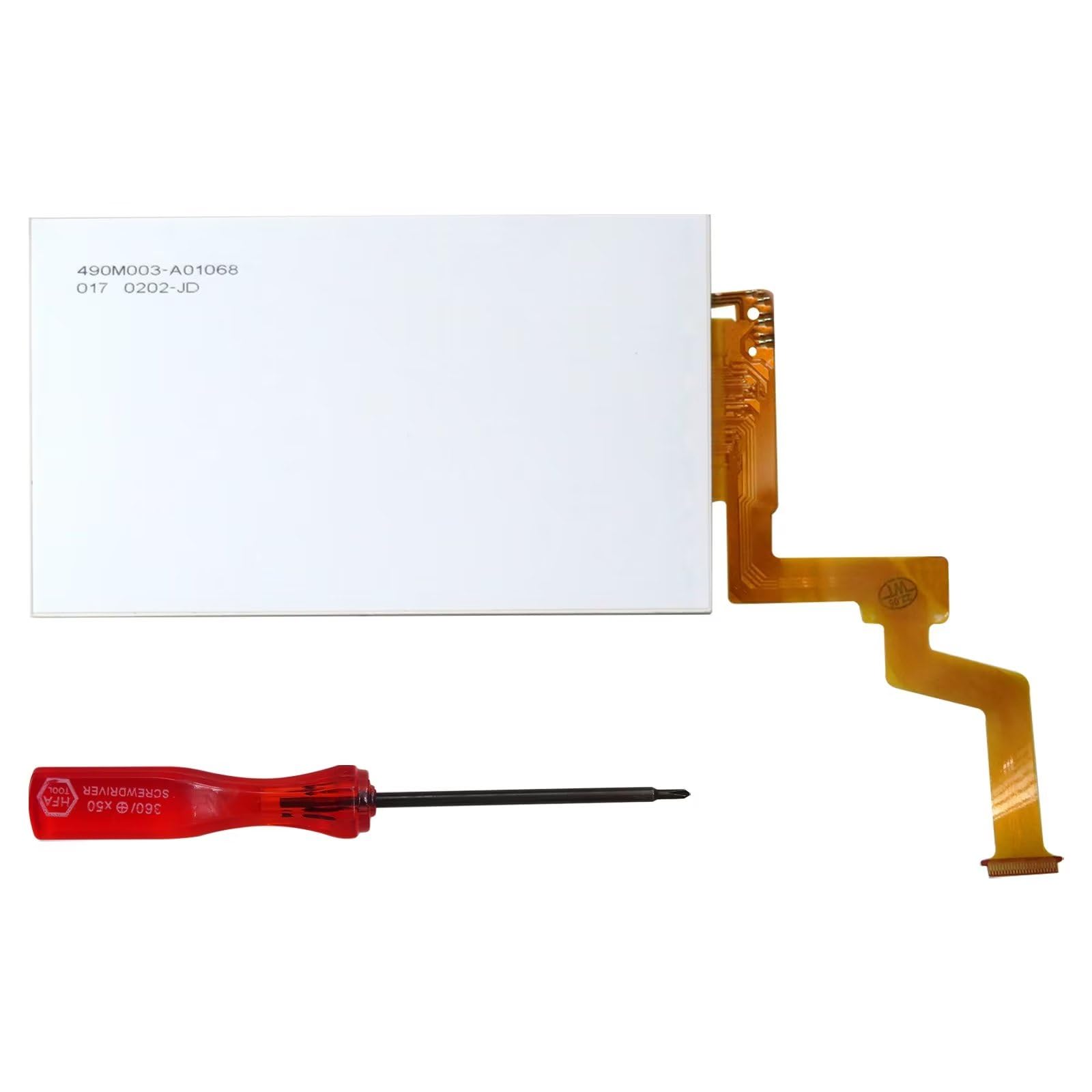 Original Nintendo 2DS XL LCD Screen Display Replacement - Top & Bottom Screen with Opening Tool Kit | Perfect for DIY Repairs & Gaming Console Maintenance