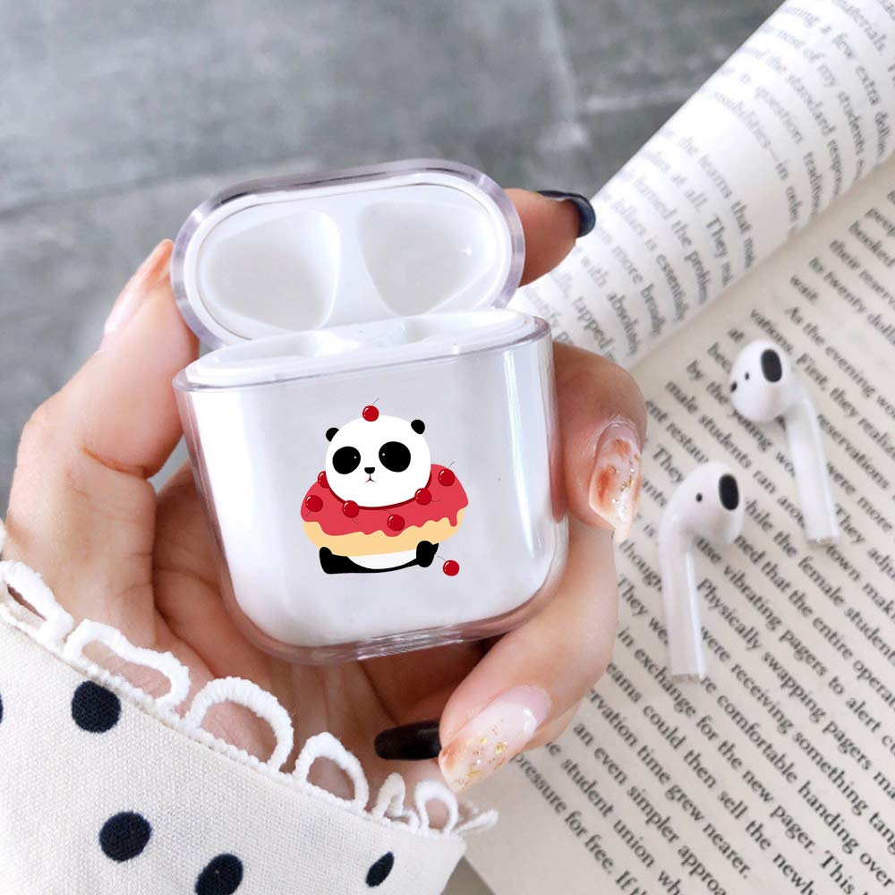 AirPods 1 & 2 Clear Hard Case - Full Protection Cover for Daily Use