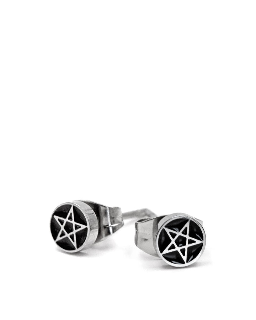 Pentagram Micro Stud Earrings - Dainty Gold or Silver Star Earrings for Women | Perfect for Everyday Wear, Gifts & Witchy Aesthetic