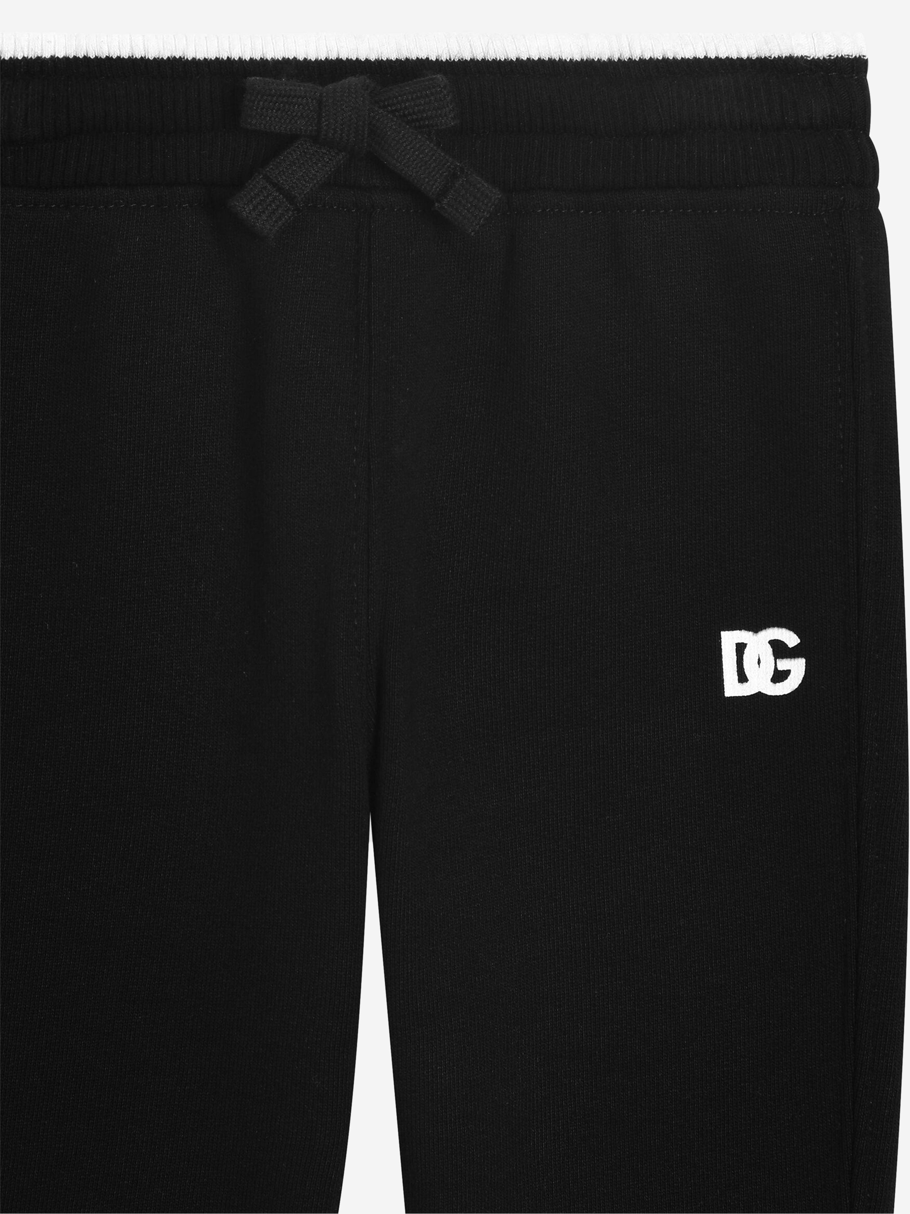 Black Baby Boys Logo Joggers Pants - Comfortable Cotton Jogger Pants for Toddler Boys, Perfect for Playtime, Outings & Casual Wear