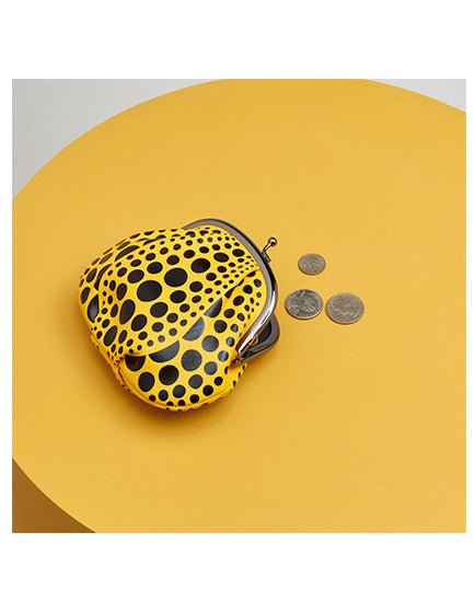 Yayoi Kusama Pumpkin Coin Purse - Stylish and Compact Wallet for Women - Perfect for Everyday Use, Travel, and Shopping
