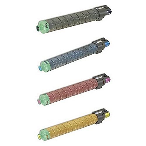 Compatible Replacement Toner Cartridge Combo Pack for Savin MP-C3002 & MP-C3502 (Black, Cyan, Magenta, Yellow) - High-Quality 873MP Alternative for Office Printing & Document Reproduction