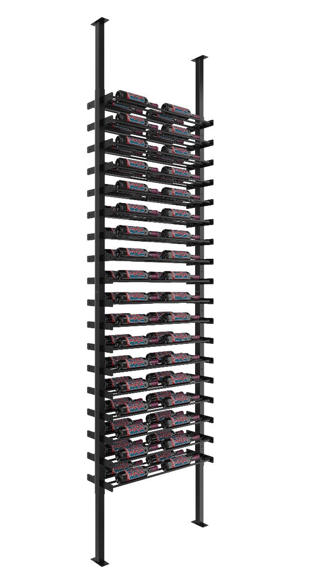 Evolution Wine Wall 2-Column Double-Sided Post Kit - Premium Wine Rack for Home Bar, Restaurant, and Wine Cellar Organization