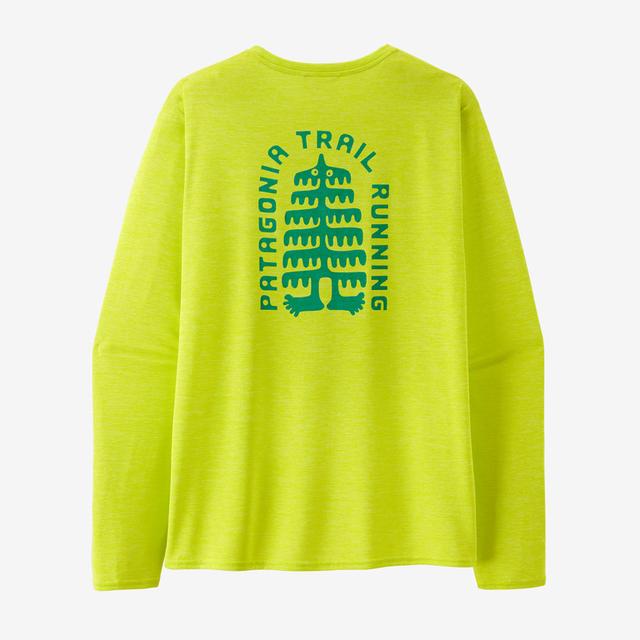 Men's Long Sleeve Capilene Cool Daily Graphic T-Shirt - Moisture Wicking & Breathable Outdoor Shirt for Hiking, Running & Casual Wear | Lands