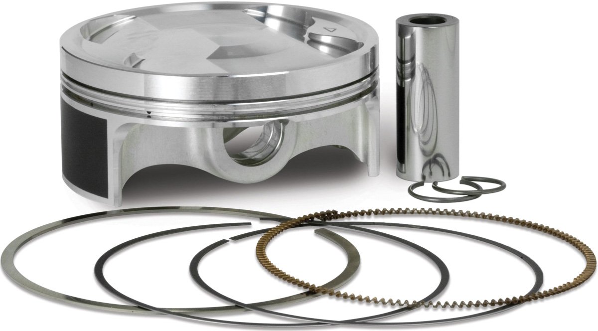 Vertex 22896A High Performance Piston Kit - Forged Aluminum Racing Pistons with High Compression Rings - Perfect for Engine Rebuilds & Performance Upgrades (Fits Honda B-Series Engines) - Ideal for Drag Racing, Track Days & Street Performance