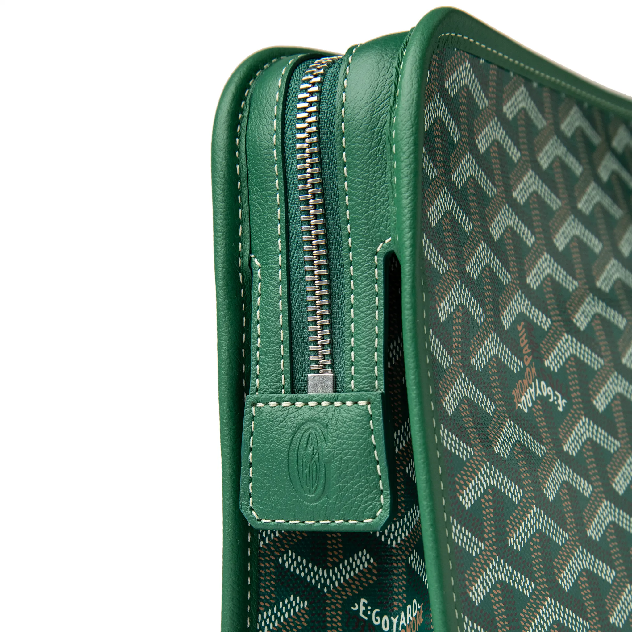 Goyard Jouvence GM Green Washbag | Luxury Waterproof Travel Cosmetic Bag for Women & Men | Perfect for Travel, Gym, and Everyday Use