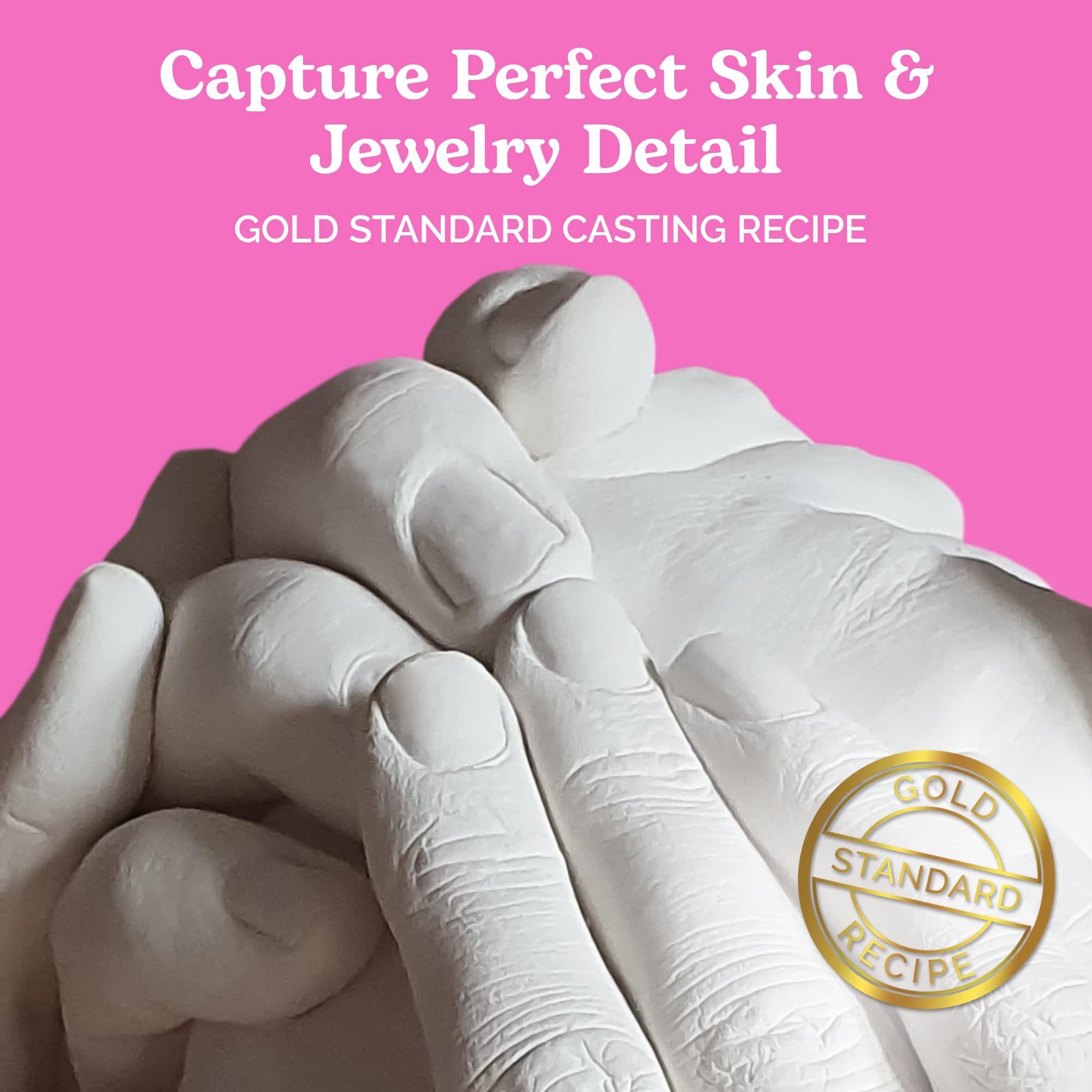 Edinburgh Casting Studio - DIY Hand Casting Kit for Family Memories, Complete Set with Refill Bundle - Perfect for Baby Handprint, Couple Keepsakes & Anniversary Gifts