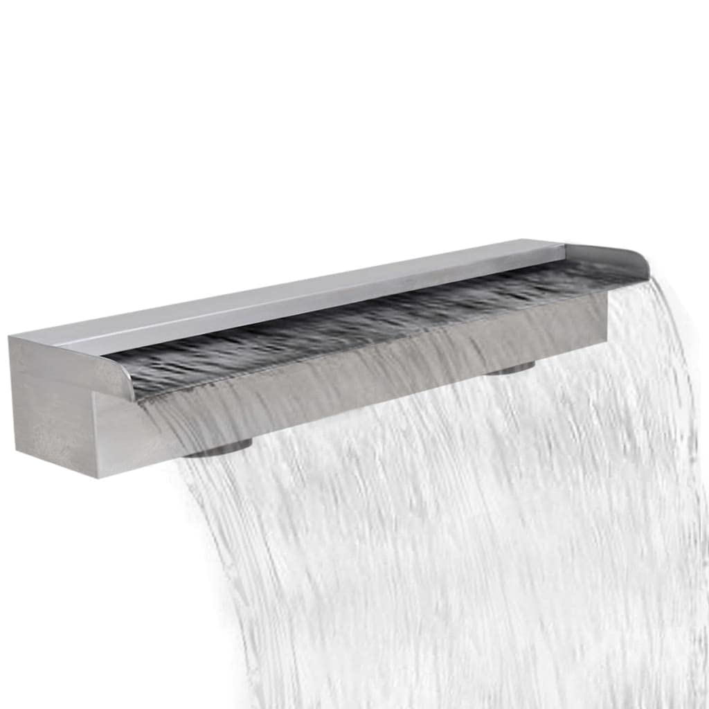 CHARMMA 304 Stainless Steel Waterfall Spillway - 23.6\