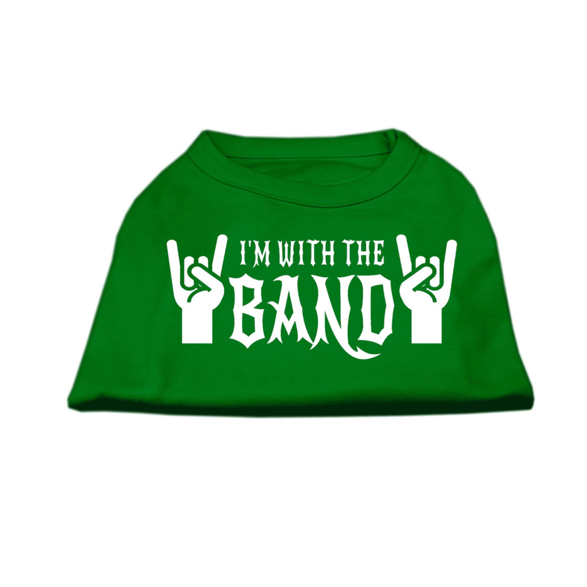 I'm With The Band Pet Shirt - Cute Dog & Cat Band Tee for Small Pets - Perfect for Concerts, Parties & Photo Shoots