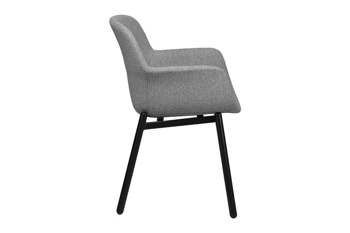 Tommy Tub Fabric Chair with 4 Leg Base - Comfortable Upholstered Lounge Chair for Living Room, Bedroom, or Office - Perfect for Relaxing, Reading, and Entertaining