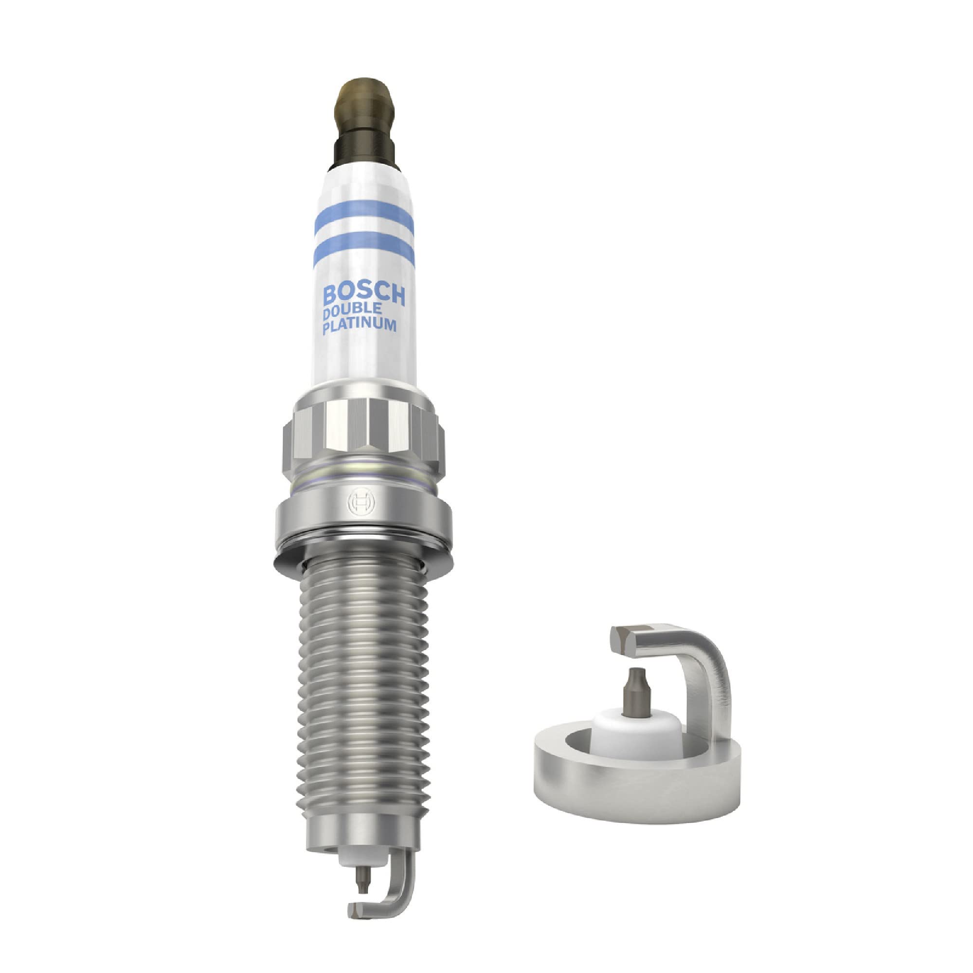 Bosch ZR5SPP3320 Double Platinum Spark Plug - 1 Piece - High Performance Ignition for Cars, Trucks & SUVs - Ideal for Daily Commuting & Highway Driving