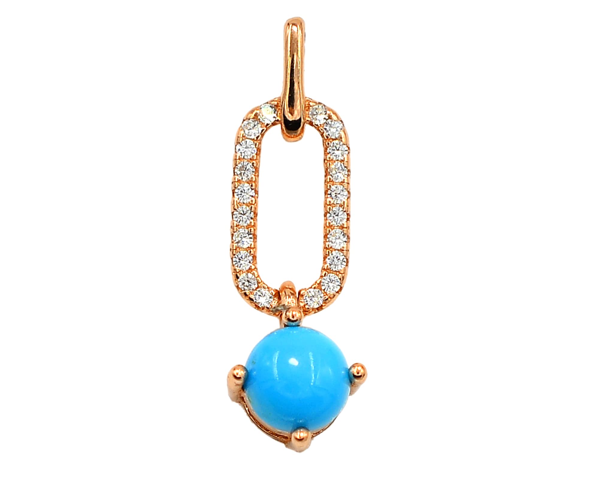 Natural Sleeping Beauty Turquoise Gemstone 925 Sterling Silver Ring, Earring & Pendant Jewelry Set - December Birthstone Gift for Women, Girlfriend - Perfect for Christmas, Birthdays & Special Occasions