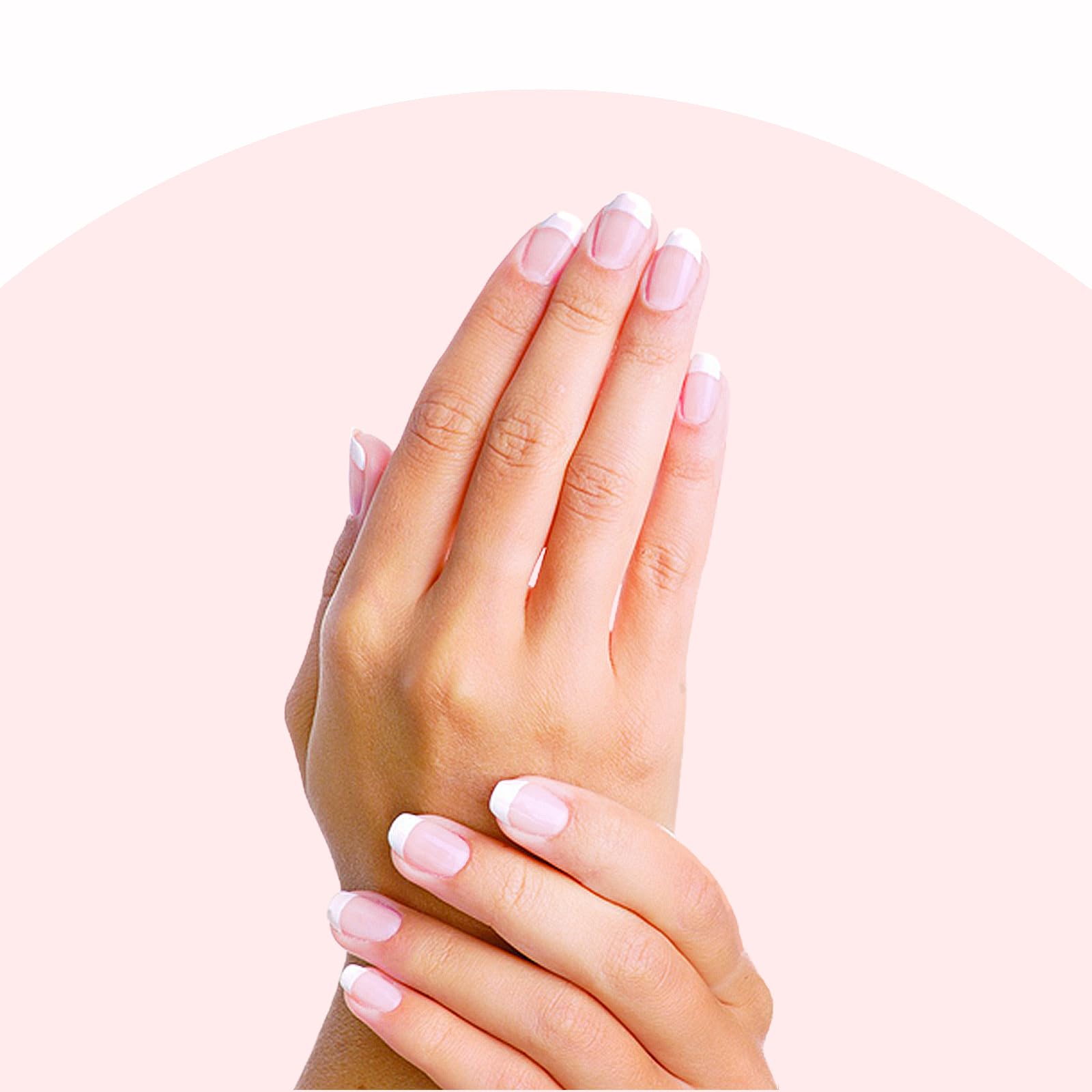 Semi-Cured Gel Nail Strips - 22 PCS French Nail Tips Kit with Long-Lasting Nail Art Designs | Easy Application Gel Polish Strips Compatible with UV/LED Lamps | Perfect for Home Manicures, Salon Nails & DIY Nail Art