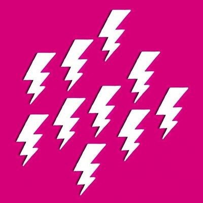 Lightning Bolt Mirrors - 60cm x 42cm Wall Decor for Living Room, Bedroom & Bathroom - Unique Modern Home Decor Accent Piece