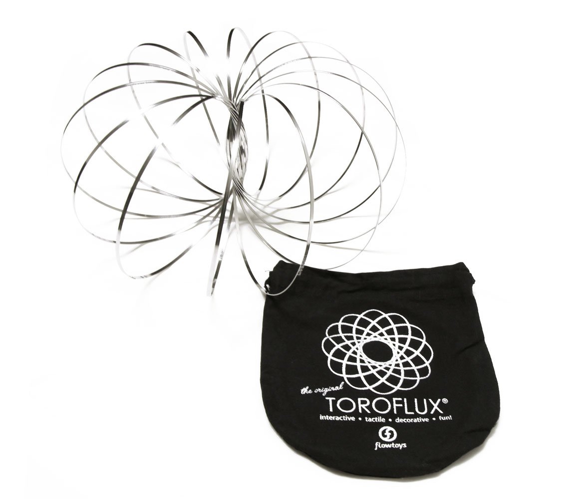 Flowtoys Toroflux® - Original Kinetic Spring Toy for Stress Relief, Fidgeting & Fun - Perfect for Kids, Adults & Office Play