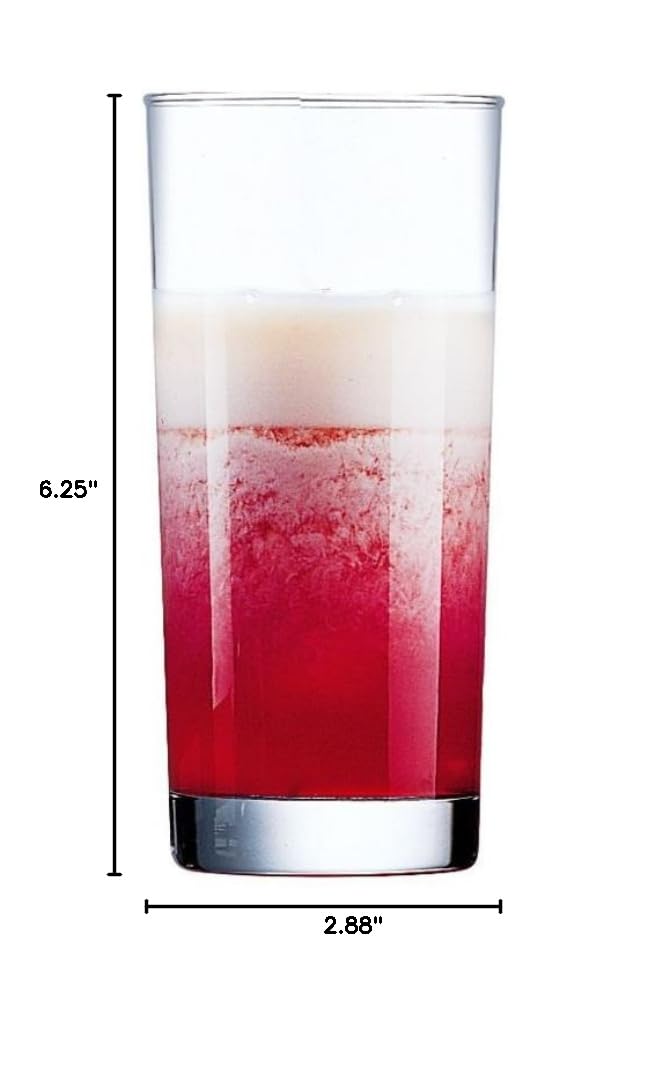 Cardinal Arcoroc Aristocrat 16 oz Insulated Cooler Glass - Perfect for Iced Coffee, Beer, Cocktails & Outdoor Parties