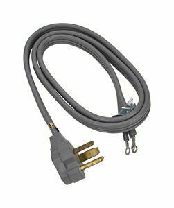 Amana PT500L Electric Dryer Power Cord - 4-Prong 30 Amp Replacement Cord for Amana Dryers - Heavy Duty Gray Power Cable for Laundry Room & Home Appliances