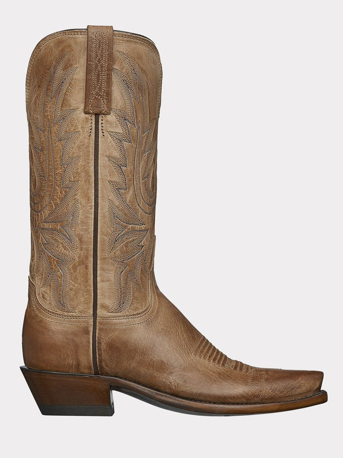 Lucchese N4540.54 Women's Savannah Western Boots in Tan - Perfect for Country Dancing, Rodeos & Western Fashion