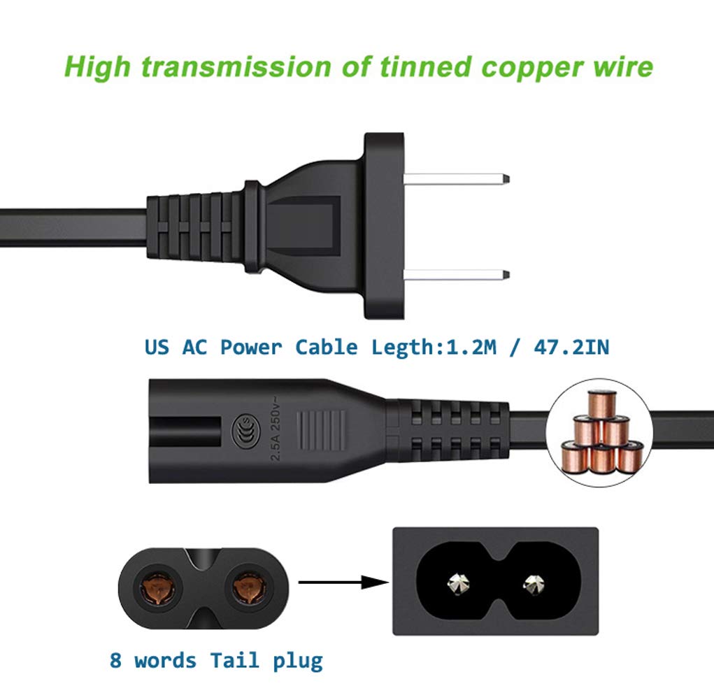 Original Sony AC-L100 Replacement Charger for Handycam Camcorder - Compatible with DCR-TRV128, TRV103, TRV130, TRV150, CCD-TRV108, TRV308 & Hi8 Models - Power Adapter Alternative for AC-L10A/L10B/L15A/L15B/L100A/L100B/L100C - Perfect for Travel Vlogging & Home Video Recording
