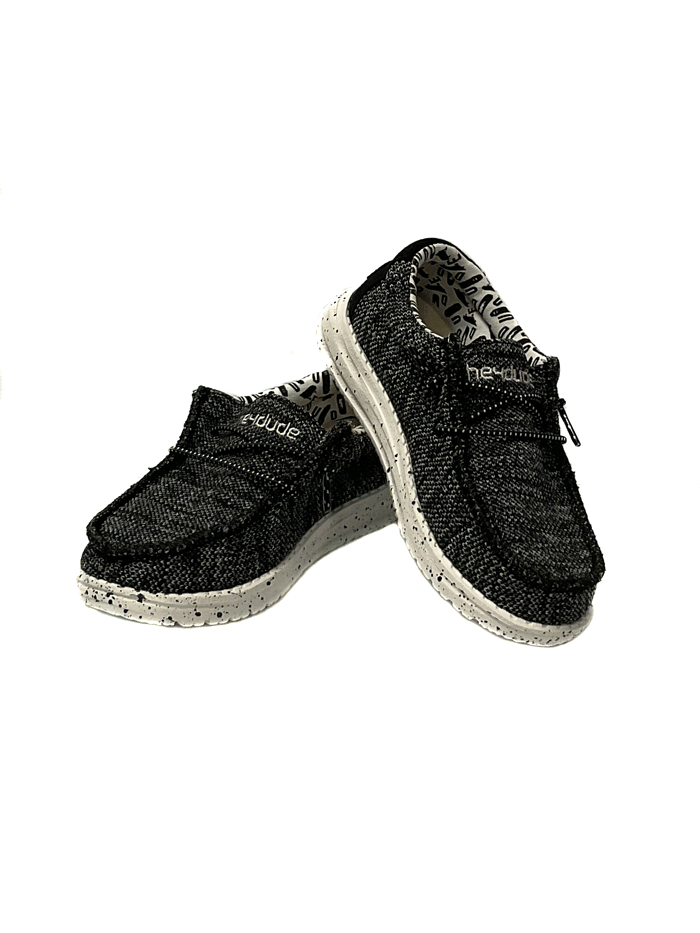 Hey Dude 130134735 Youth Wally Shoes - Lightweight Comfortable Slip-On Sneakers for Boys & Girls - Perfect for School, Skateboarding & Everyday Wear