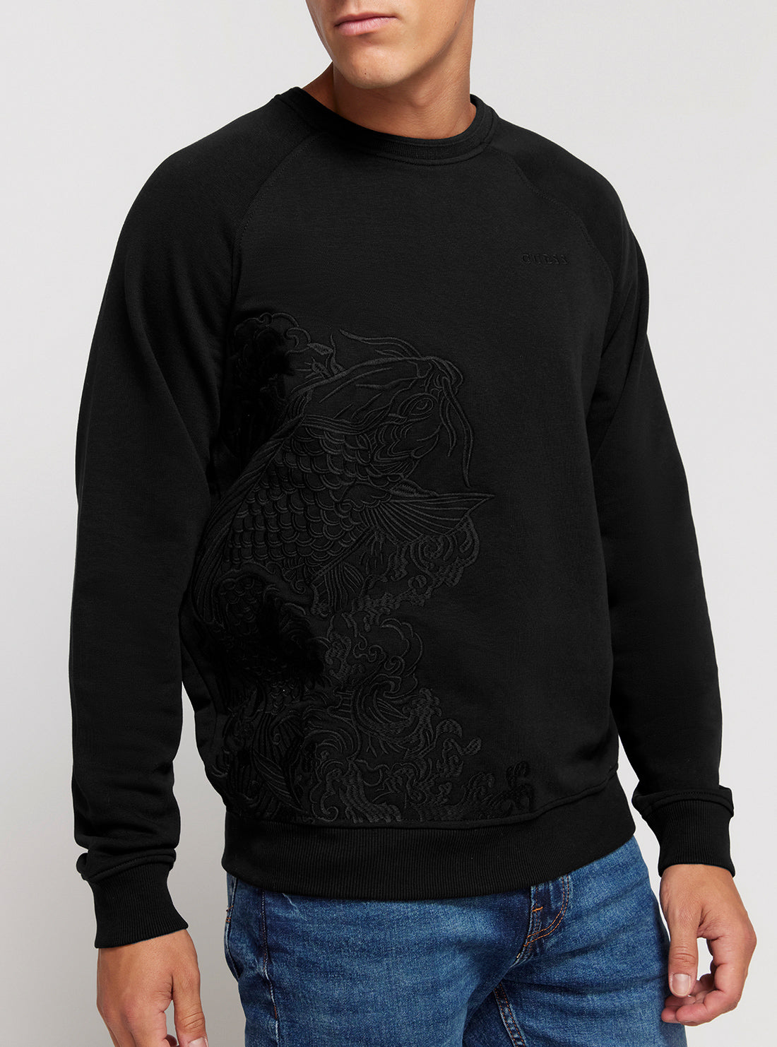 Eco-Friendly Black Embroidered Jumper Sweater - Women's Sustainable Fashion Knitwear for Casual Wear & Winter Outfits