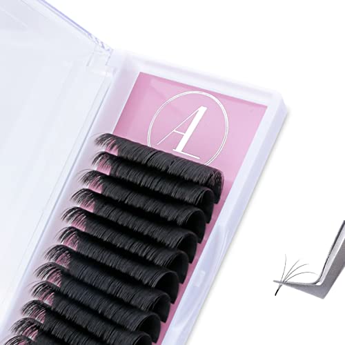 ALLOVE Professional 0.05mm C Curl 20mm Volume Eyelash Extensions - Easy Fan Lash Extensions for Rapid Blooming & Self Fanning | Perfect for Salon Professionals & DIY Lash Artists | Enhance Your Eye Makeup for Special Occasions & Daily Wear
