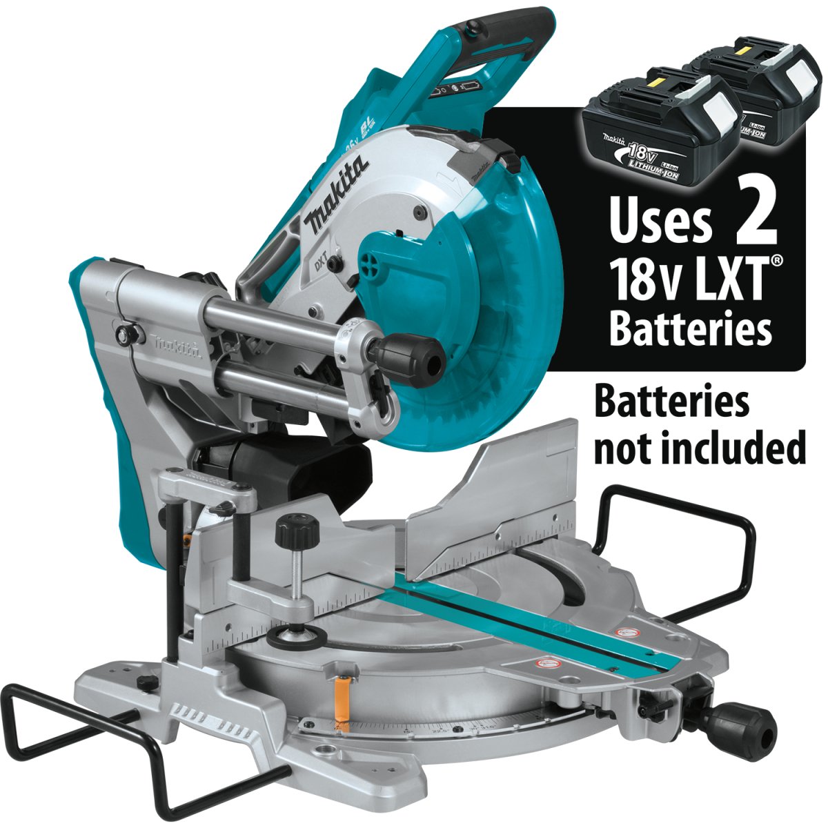 36V (18V X2) LXT® Brushless Cordless 10-Inch Dual-Bevel Sliding Compound Miter Saw with Laser Guide - Perfect for Woodworking, Carpentry, and DIY Home Improvement Projects