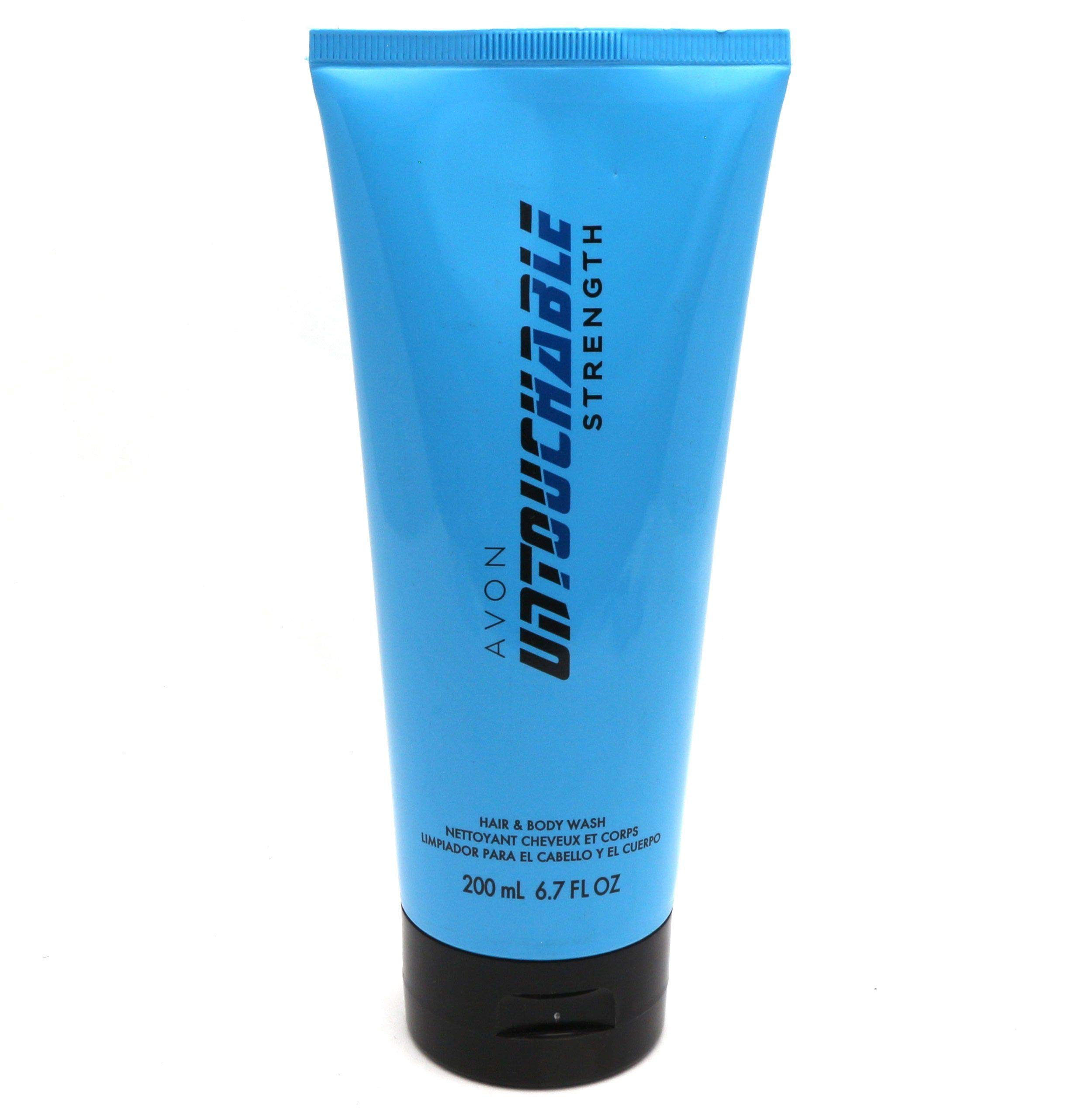 AVON Untouchable Strength Body Wash 6.7 oz - Deep Cleansing & Hydrating Shower Gel for Men & Women - Perfect for Daily Use, Gym & Post-Workout