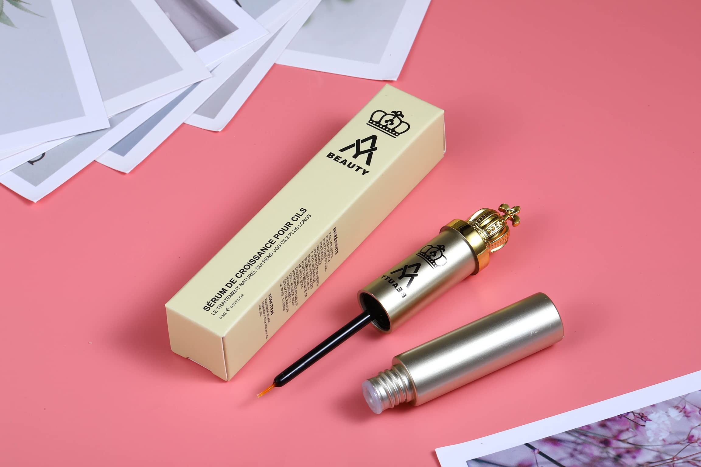 Best Eyelash & Eyebrow Growth Serum - Natural Lash Booster for Longer, Thicker Lashes | AYLash | Perfect for Nighttime Care & Special Occasions