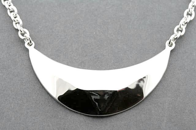 Faceted Moon Necklace for Women - Elegant Crescent Moon Pendant Jewelry for Everyday Wear & Special Occasions