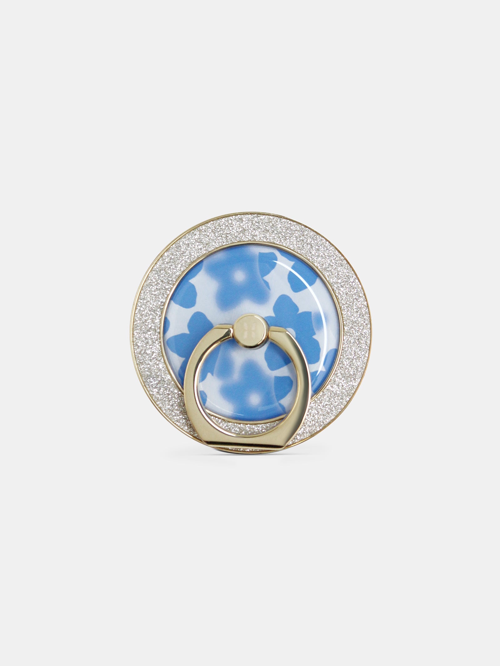 Magnetic Spinner Ring for iPhone Magsafe - Shimmering Azure Blue, Stress Relief & Fidget Toy for Adults, Perfect for Office, Travel & Anxiety Relief