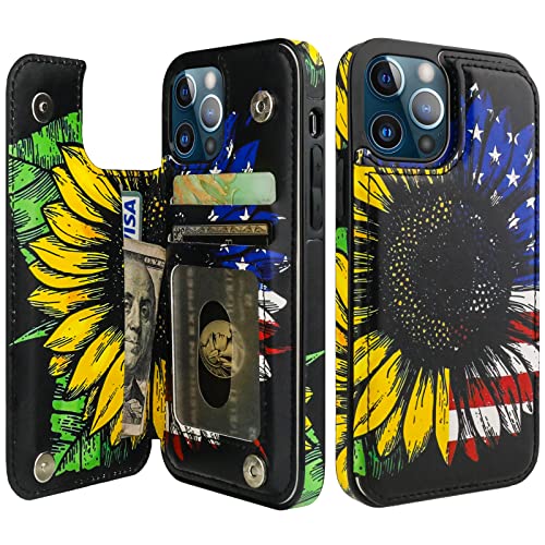 American Flag Sunflowers