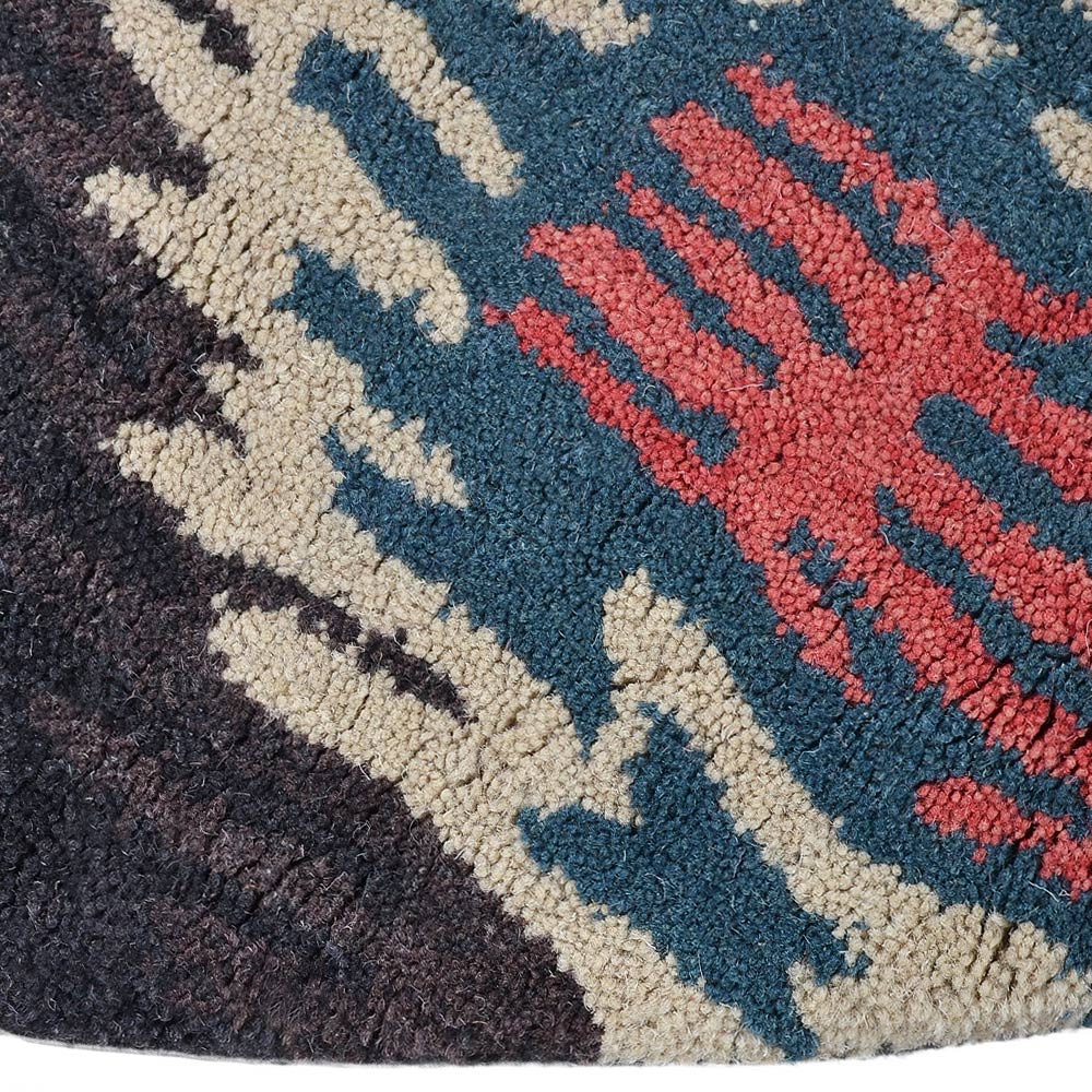 Premium Hand Tufted Honeycomb Pattern Area Rug - Soft Non-Slip Living Room Carpet for Bedroom, Nursery & Home Decor