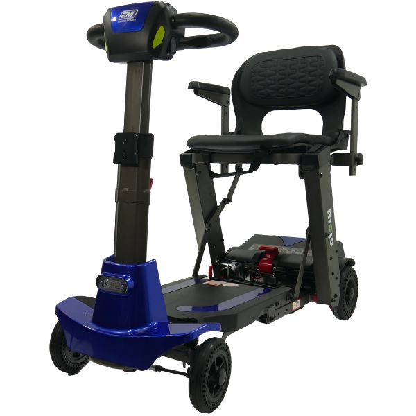 MOJO Automatic Folding Scooter - Lightweight & Portable Mobility Scooter for Adults & Seniors - Perfect for Travel, Shopping & Outdoor Adventures