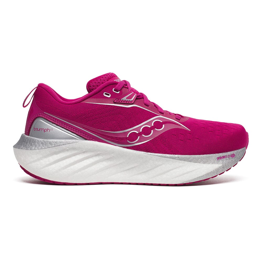 Saucony Women's Triumph 22 Running Shoes - Lightweight Cushioned for Long Distance & Marathon Training - Perfect for Road Running, Gym Workouts & Daily Jogging