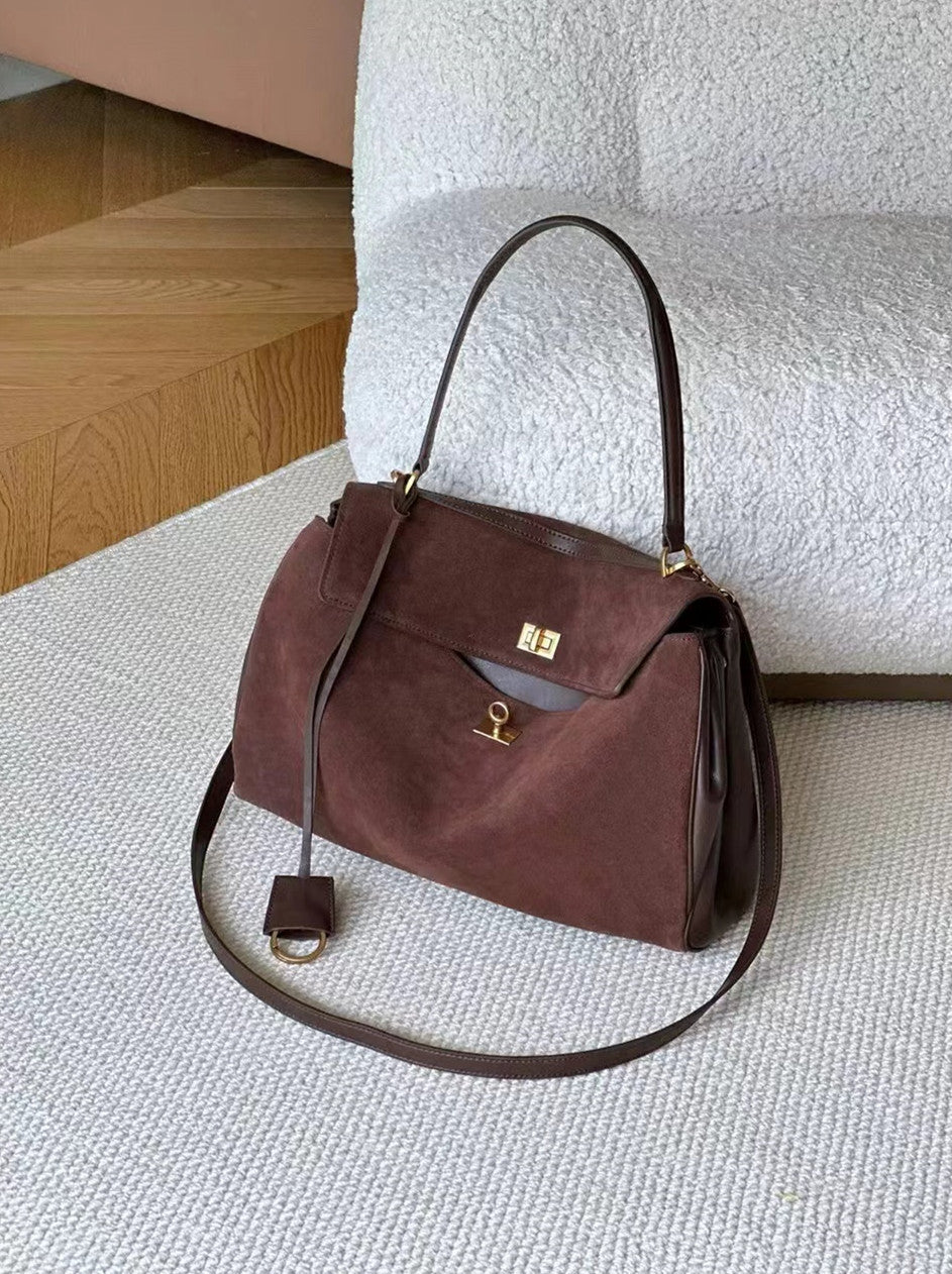 Stylish Convertible Leather Tote Bag for Women - Crossbody & Shoulder Bag - Perfect for Work, Travel & Everyday Use