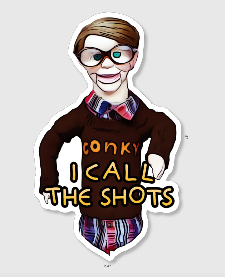 Official Trailer Park Boys Merchandise - Bubbles Sticker Pack (2 Pack) with J ROC & Conky Stickers - Collectible Decals for Fans, Cars, Laptops & Water Bottles