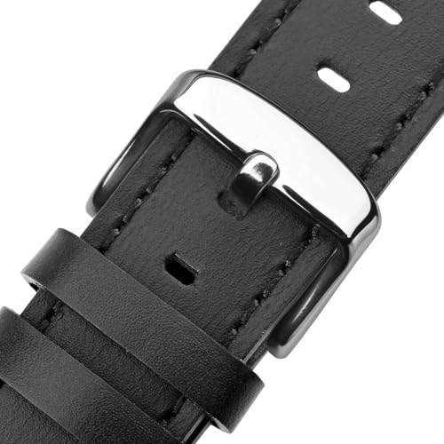 Black/Black Stitching/Silver Buckle