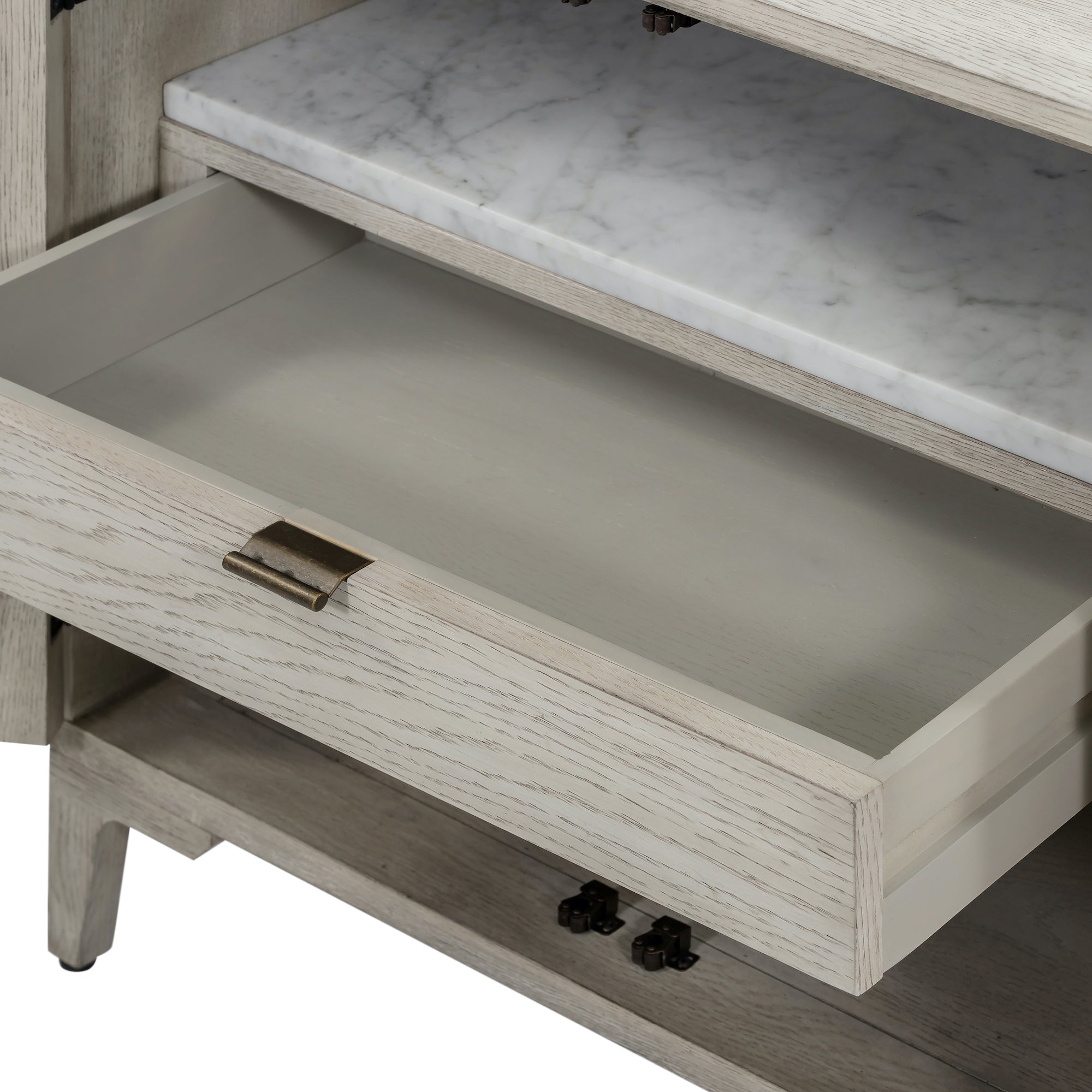 28x18x29h White Wooden Cabinet Doors and Drawers - Perfect for Kitchen, Bathroom & Closet Storage Organization
