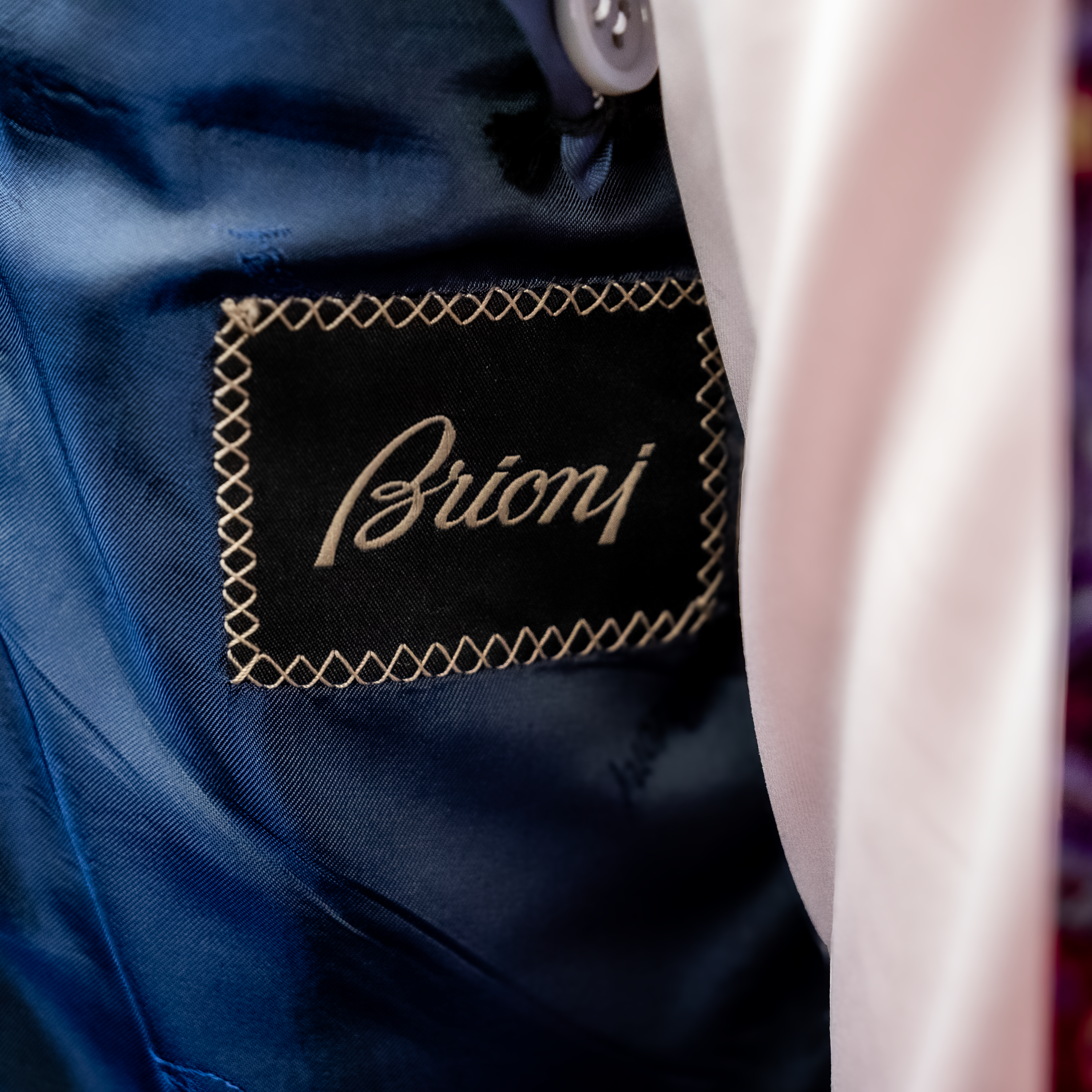 BRIONI Blue Check Sport Coat for Men | Premium Wool Blazer | Business & Formal Wear | Perfect for Office, Weddings & Special Events